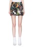 Main View - Click To Enlarge - TOPSHOP - Strass embellished floral print denim skirt