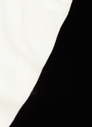Detail View - Click To Enlarge - TOME - Colourblock velvet skirt
