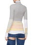Back View - Click To Enlarge - Y/PROJECT - Colourblock layered turtleneck sweater