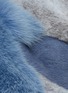  - YVES SALOMON - Colourblock fox mink fur panel shearling jacket