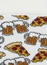 Detail View - Click To Enlarge - TOPMAN - 'Pizza Slice And Beer' intarsia socks