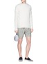 Figure View - Click To Enlarge - TOPMAN - Tartan plaid pleated shorts