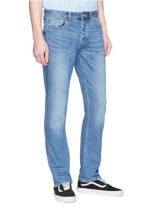 Front View - Click To Enlarge - TOPMAN - Washed skinny jeans