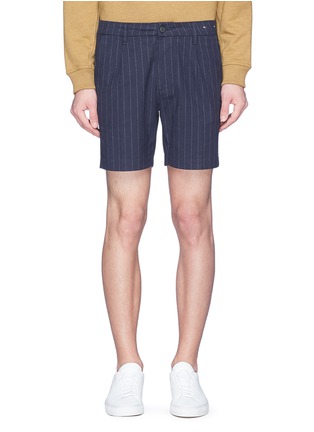 Main View - Click To Enlarge - TOPMAN - Pinstripe pleated shorts