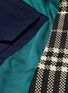 Detail View - Click To Enlarge - SELF-PORTRAIT - Belted colourblock check plaid patchwork skirt
