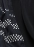 Detail View - Click To Enlarge - SELF-PORTRAIT - Scarf print panel pleated ruffle dress