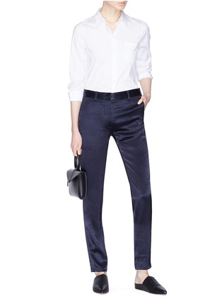 Figure View - Click To Enlarge - THEORY - Sateen boyfriend pants