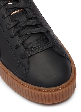Detail View - Click To Enlarge - PUMA - 'Basket Platform Euphoria' leather sneakers