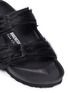 Detail View - Click To Enlarge - RICK OWENS  - 'Arizona' cow fur sandals