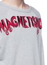 Detail View - Click To Enlarge - GUCCI - 'Magnetismo' Snow White appliqué sweatshirt