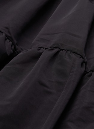 Detail View - Click To Enlarge - CO - Belted ruched tiered sleeveless dress