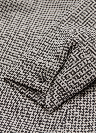 Detail View - Click To Enlarge - CO - Belted houndstooth flared dress