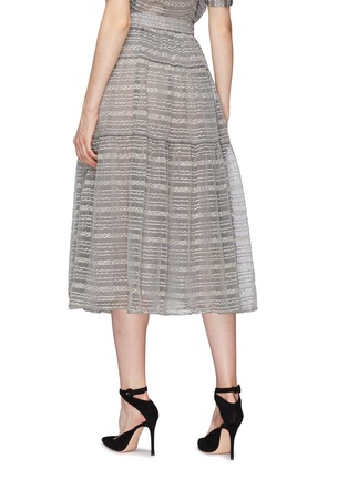 Back View - Click To Enlarge - CO - Stripe tiered skirt