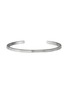 Main View - Click To Enlarge - LE GRAMME - 'Guilloché Le 9 Grammes' stud sterling silver cuff
