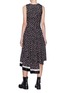 Back View - Click To Enlarge - 3.1 PHILLIP LIM - Floral print ruched tiered asymmetric silk dress