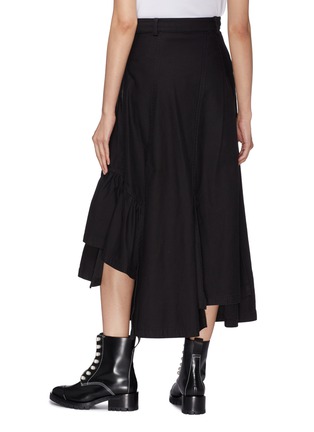 Back View - Click To Enlarge - 3.1 PHILLIP LIM - Pleated staggered hem utility skirt