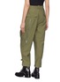 Back View - Click To Enlarge - 3.1 PHILLIP LIM - Cuff epaulette zip panel utility cargo pants