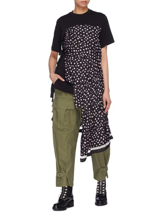 Figure View - Click To Enlarge - 3.1 PHILLIP LIM - Cuff epaulette zip panel utility cargo pants