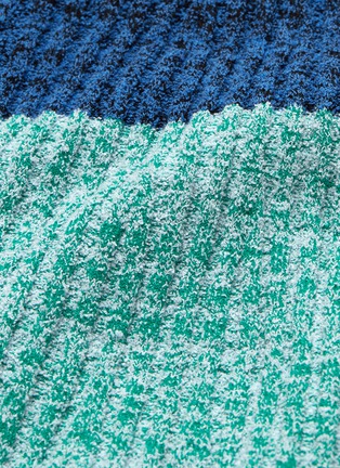  - 3.1 PHILLIP LIM - Colourblock patchwork rib knit skirt