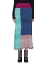 Main View - Click To Enlarge - 3.1 PHILLIP LIM - Colourblock patchwork rib knit skirt