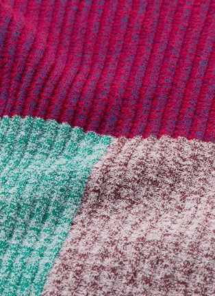  - 3.1 PHILLIP LIM - Colourblock patchwork rib knit turtleneck sweater