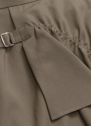 Detail View - Click To Enlarge - 3.1 PHILLIP LIM - Buckled ruched drape handkerchief skirt