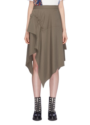 Main View - Click To Enlarge - 3.1 PHILLIP LIM - Buckled ruched drape handkerchief skirt