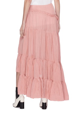 Back View - Click To Enlarge - 3.1 PHILLIP LIM - Ruched tiered asymmetric skirt