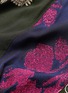  - 3.1 PHILLIP LIM - Fringe ruched sleeve patchwork floral jacquard top