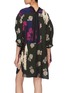 Back View - Click To Enlarge - 3.1 PHILLIP LIM - Fringe ruched sleeve patchwork floral jacquard dress