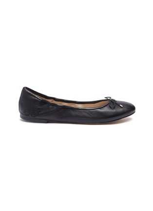 Main View - Click To Enlarge - SAM EDELMAN - Felicia' leather ballet flats