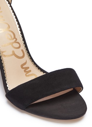 Detail View - Click To Enlarge - SAM EDELMAN - 'Yaro' ankle strap suede sandals