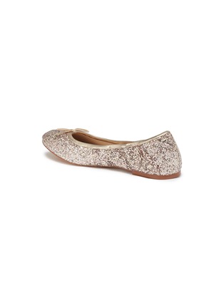 Detail View - Click To Enlarge - SAM EDELMAN - 'Felicia' coarse glitter ballet flats