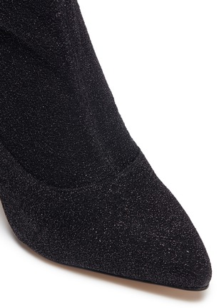 Detail View - Click To Enlarge - SAM EDELMAN - 'Olson' glitter knit ankle sock boots