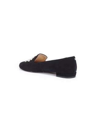 Detail View - Click To Enlarge - SAM EDELMAN - 'Josaphina' embellished suede loafers