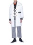 Figure View - Click To Enlarge - STAFFONLY - Slogan print coat