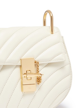 Detail View - Click To Enlarge - CHLOÉ - 'Drew Bijou' mini quilted leather shoulder bag