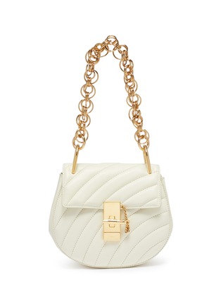 Main View - Click To Enlarge - CHLOÉ - 'Drew Bijou' mini quilted leather shoulder bag