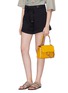 Front View - Click To Enlarge - CHLOÉ - 'Faye Day' mini leather shoulder bag