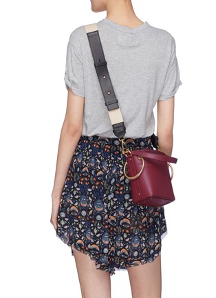 Front View - Click To Enlarge - CHLOÉ - 'Roy' leather bucket bag