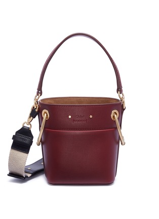 Main View - Click To Enlarge - CHLOÉ - 'Roy' leather bucket bag