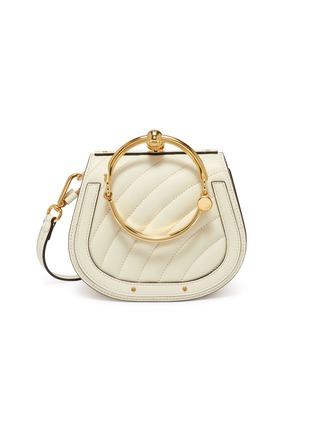 Main View - Click To Enlarge - CHLOÉ - 'Nile' small bracelet handle quilted crossbody bag