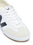 Detail View - Click To Enlarge - VEJA - 'Volley' suede panel organic canvas sneakers