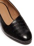 Detail View - Click To Enlarge - ALUMNAE - 'Garconne' croc embossed leather flats