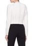Back View - Click To Enlarge - HAIDER ACKERMANN - Contrast topstitching cutout front crepe jacket