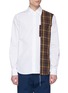 Main View - Click To Enlarge - MARNI - Tartan plaid flannel panel shirt