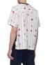 Back View - Click To Enlarge - MARNI - Graphic stripe poplin back T-shirt