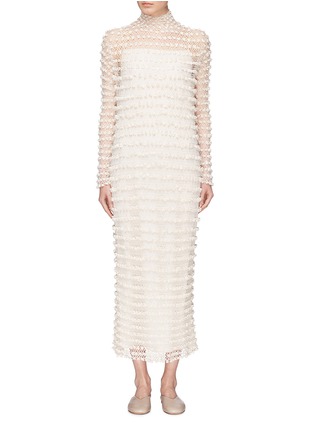 Main View - Click To Enlarge - THE ROW - 'Fairy' crochet open knit dress