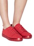 Figure View - Click To Enlarge - OPENING CEREMONY - Detachable pompom beaded sneakers