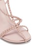 Detail View - Click To Enlarge - PEDDER RED - 'Carey' stud caged leather sandals